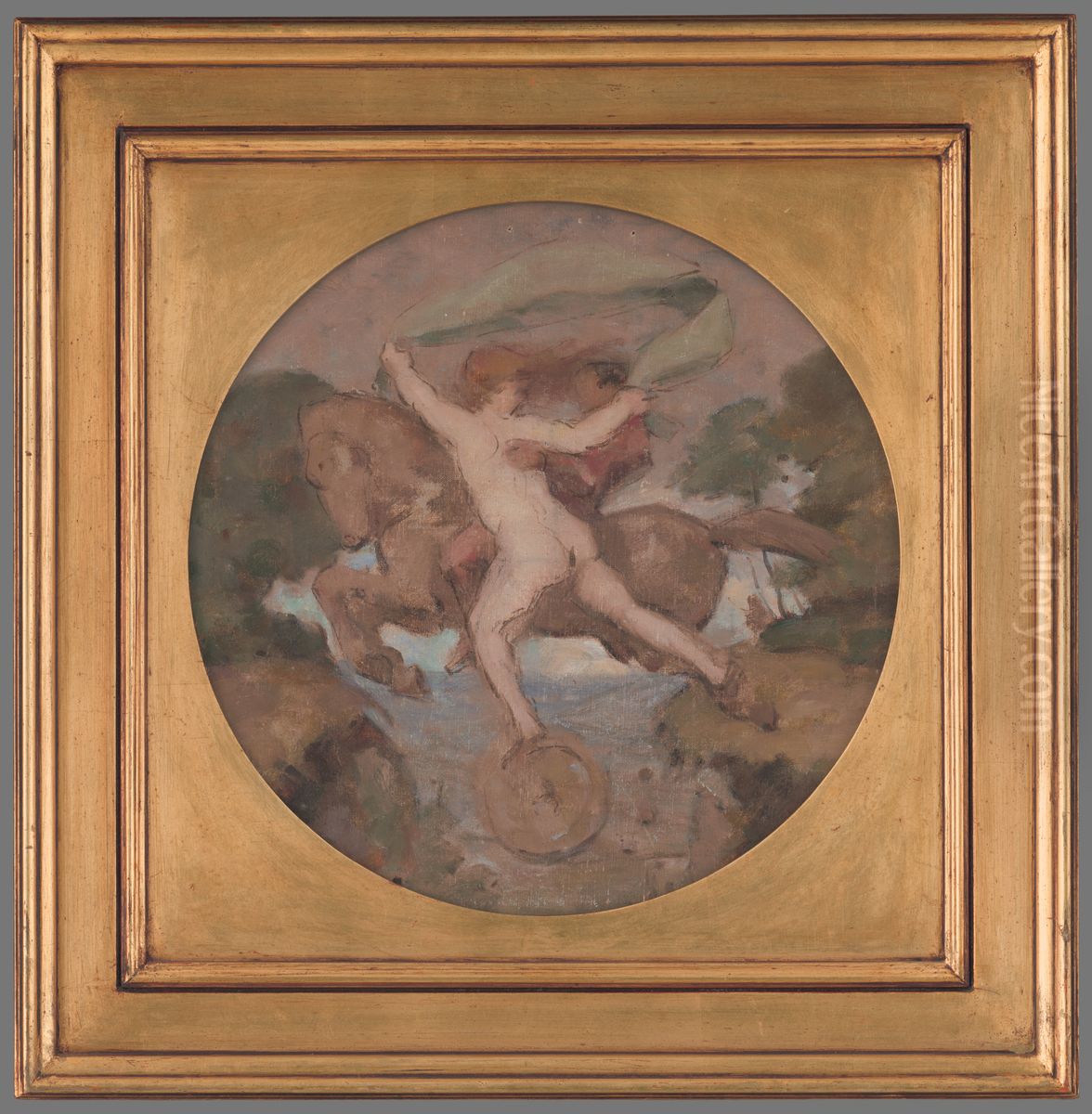 Nacrt k obrazu Oil Painting by Milan Thomka Mitrovsky