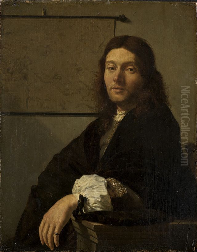 Bildnis eines jungen Mannes Oil Painting by Frans van Mieris
