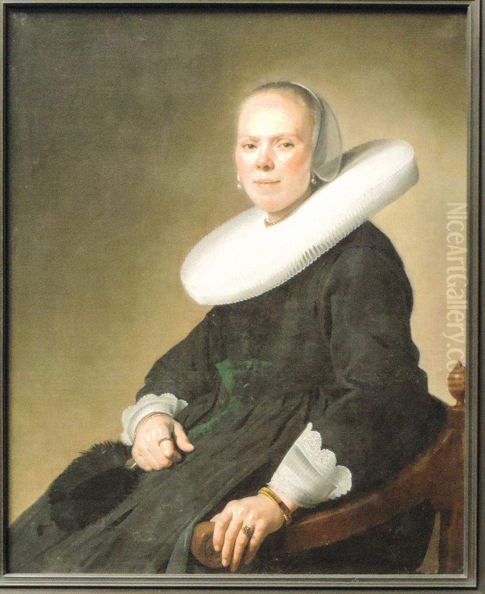Portrait of a Woman Oil Painting by Johannes Cornelisz Verspronck
