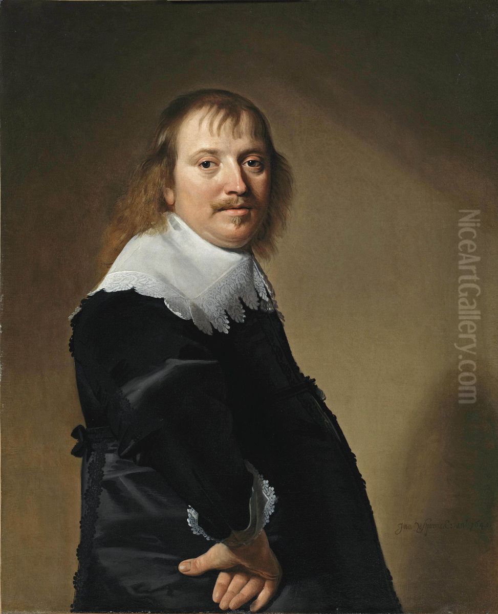 Portrait of a Man Oil Painting by Johannes Cornelisz Verspronck