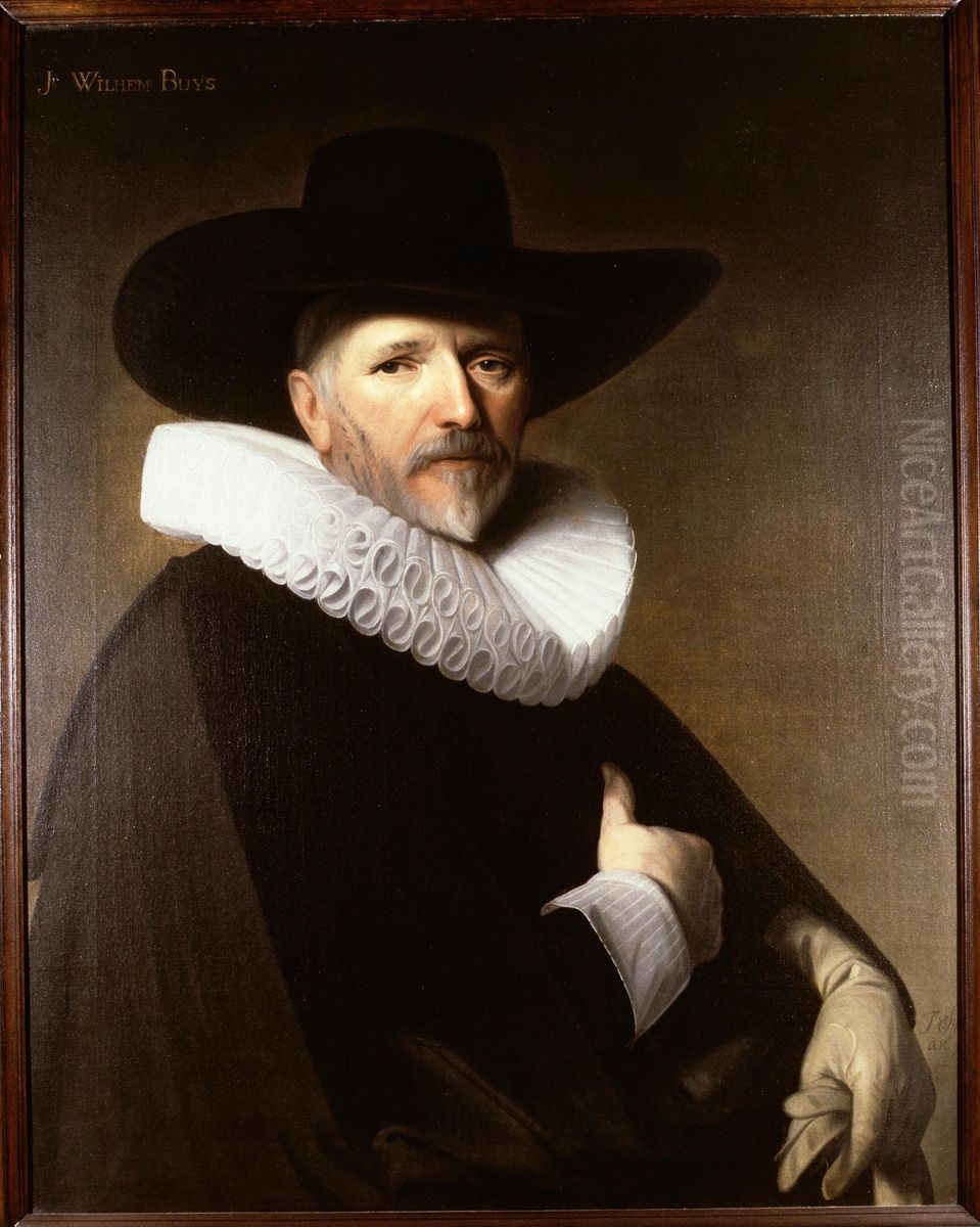 Portrait of Willem Reyniersz. Buys Oil Painting by Johannes Cornelisz Verspronck