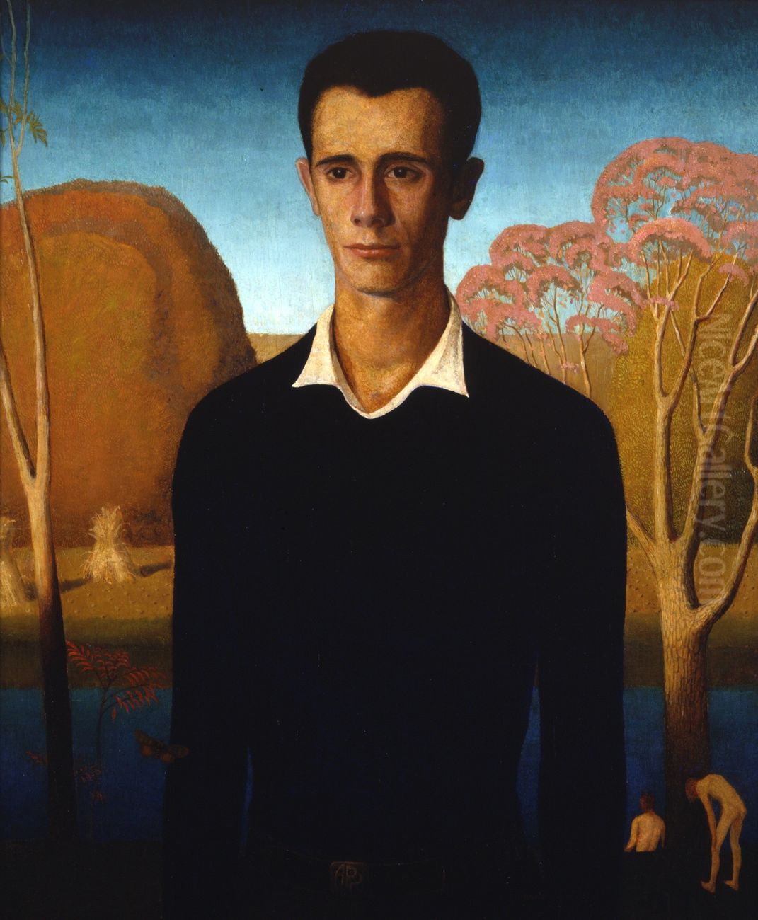 Arnold Comes of Age Oil Painting by Grant Wood