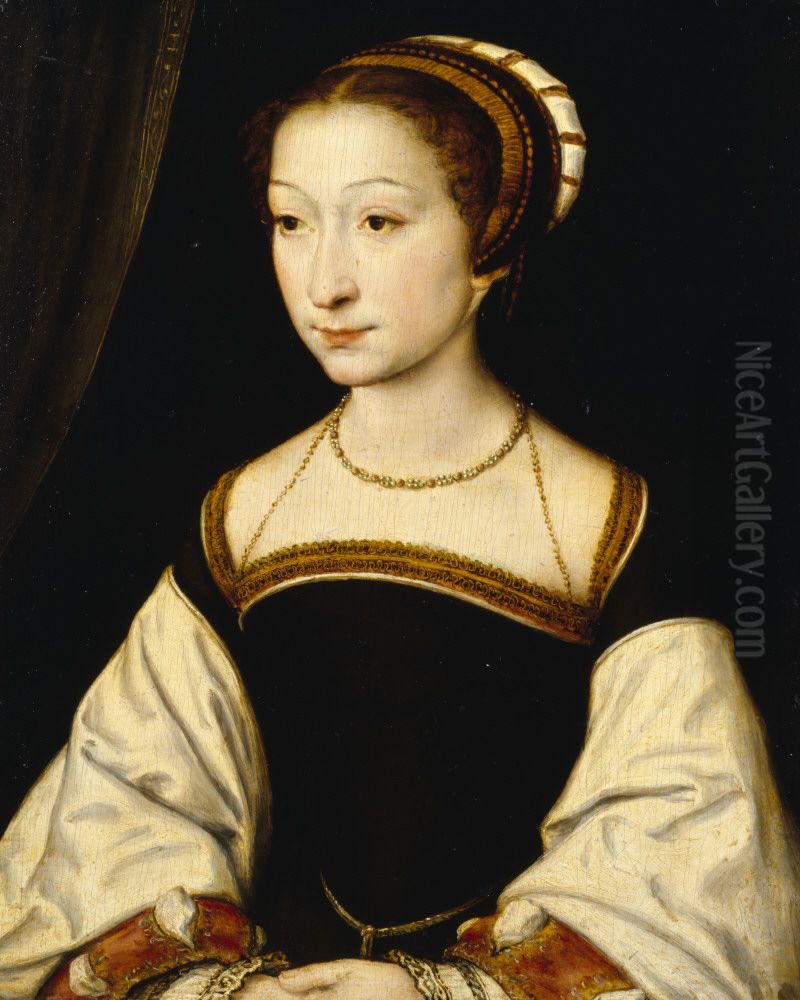 Unknown Woman Oil Painting by Corneille De Lyon