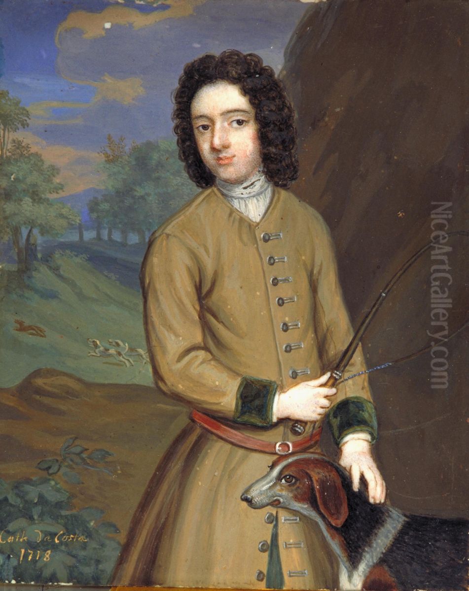 Portrait of Alvaro Lopes Suasso (1696-1751) Oil Painting by Catherine da Costa