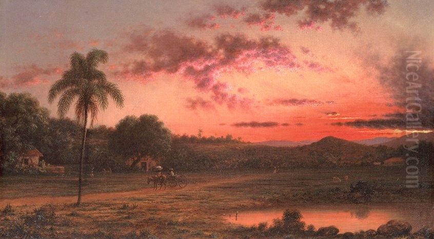 A Scene in Brazil Oil Painting by Martin Johnson Heade
