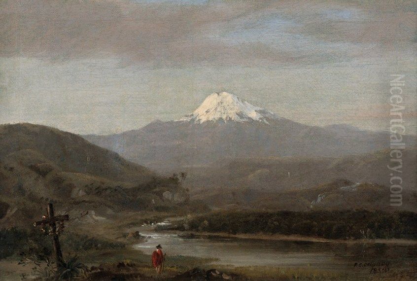 Cotopaxi, Ecuador Oil Painting by Frederic Edwin Church