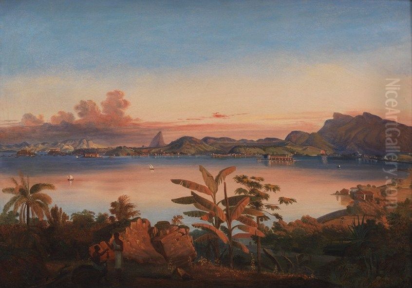View of Rio de Janeiro Oil Painting by Alejandro Cicarelli