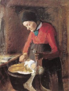 Gamle Lene plukker en Gas