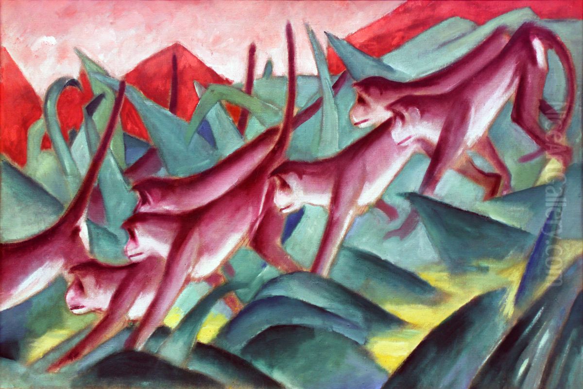 ru Oil Painting by Franz Marc