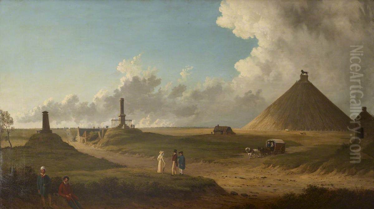 The Field of Waterloo Oil Painting by James Arthur O'Connor