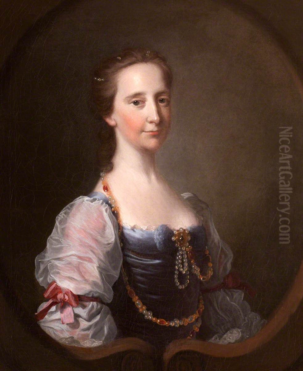 Mary Bampfylde, Lady Carew, later Mrs Francis Buller (died before 1763) Oil Painting by Thomas Hudson