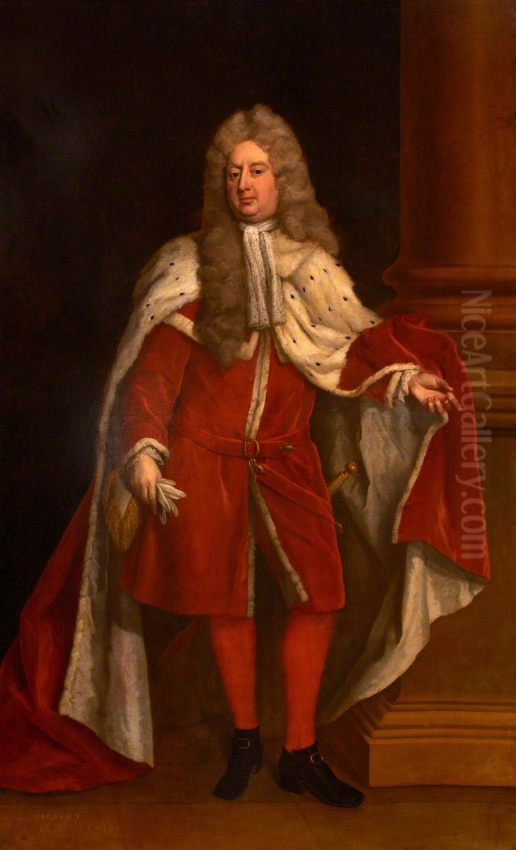 Gilbert Coventry, 4th Earl of Coventry (c.1668 - 1719) Oil Painting by Michael Dahl