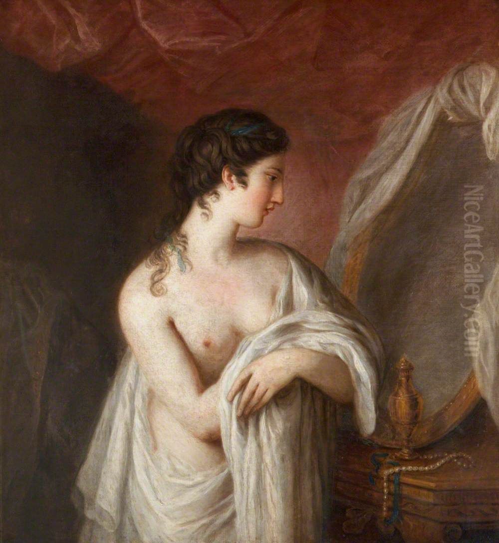 A Woman at her Toilet Oil Painting by William Hoare