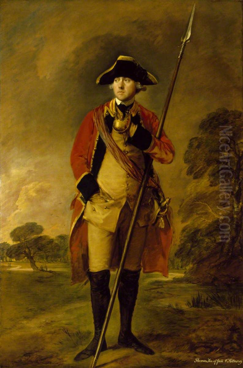 The Hon. Thomas Needham (d. 1773) Oil Painting by Thomas Gainsborough