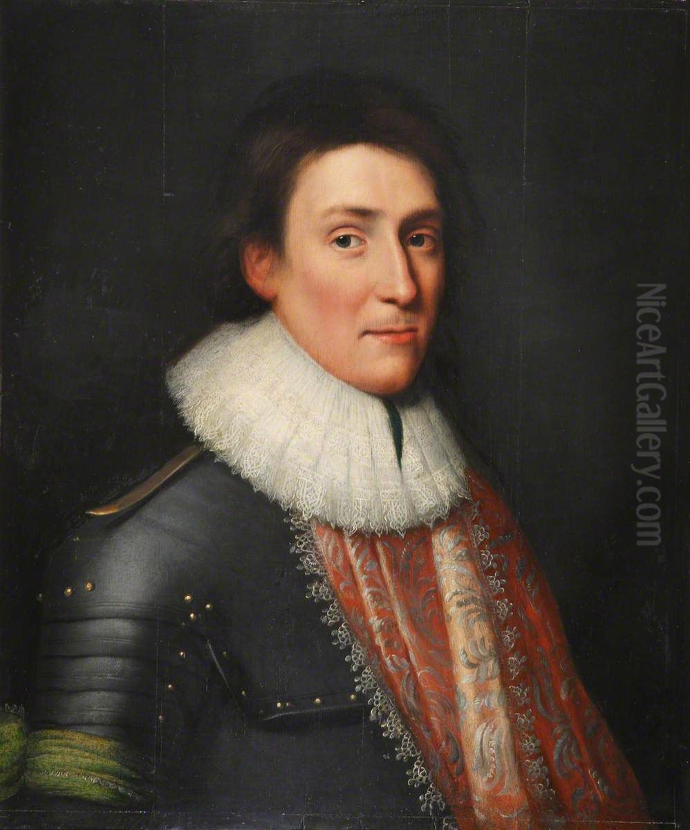 Christian, Duke of Brunswick-Wolfenbuttel and Bishop of Halberstadt (1599-1626) Oil Painting by Michiel Jansz. van Mierevelt