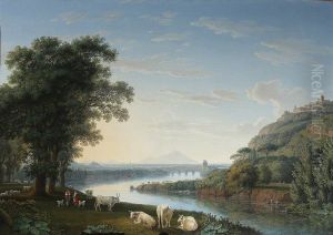 Capriccio View of the River Volturno with Monte Epomeo beyond