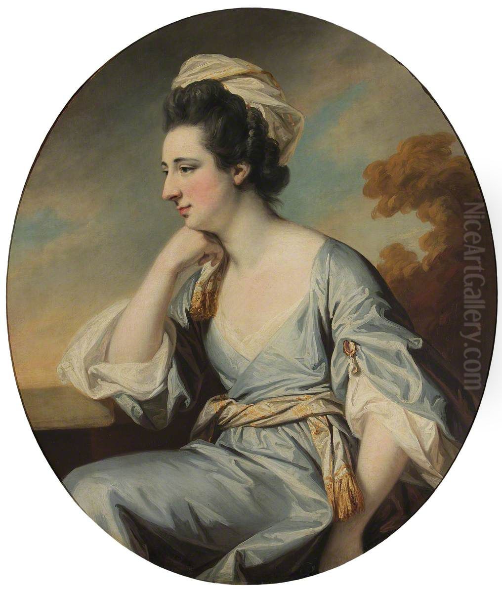 Maria Wicker, Lady Broughton (d.1785) Oil Painting by Francis Cotes