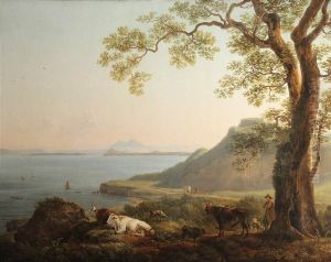 A View from Ischia over the Canale di Procida