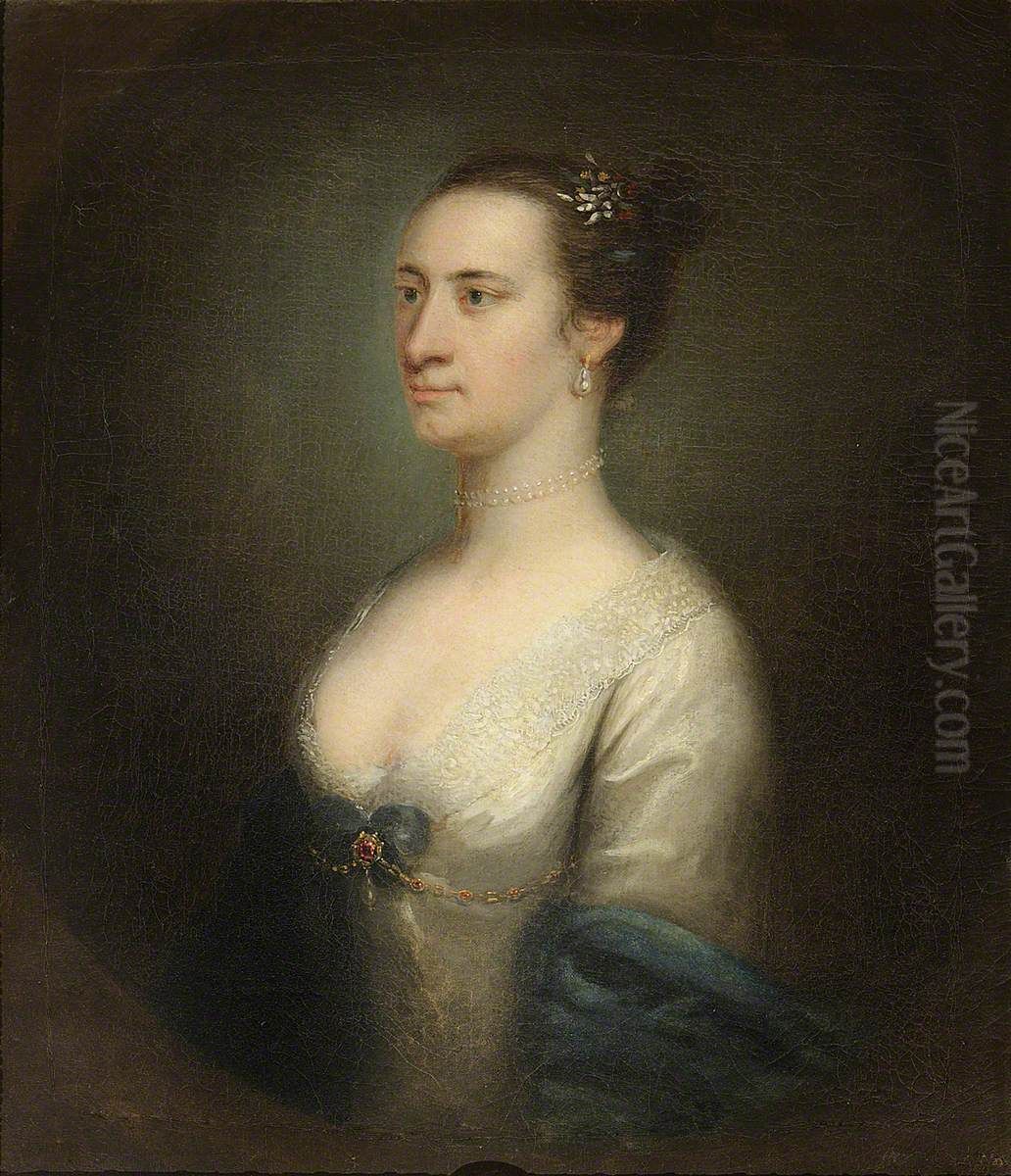 Susanna Maria Noel, Mrs Thomas Hill (d. 1760) Oil Painting by Arthur Pond