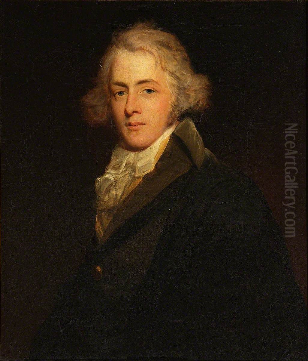 Thomas Noel-Hill, 2nd Baron Berwick of Attingham, FSA (1770-1832) Oil Painting by George Romney