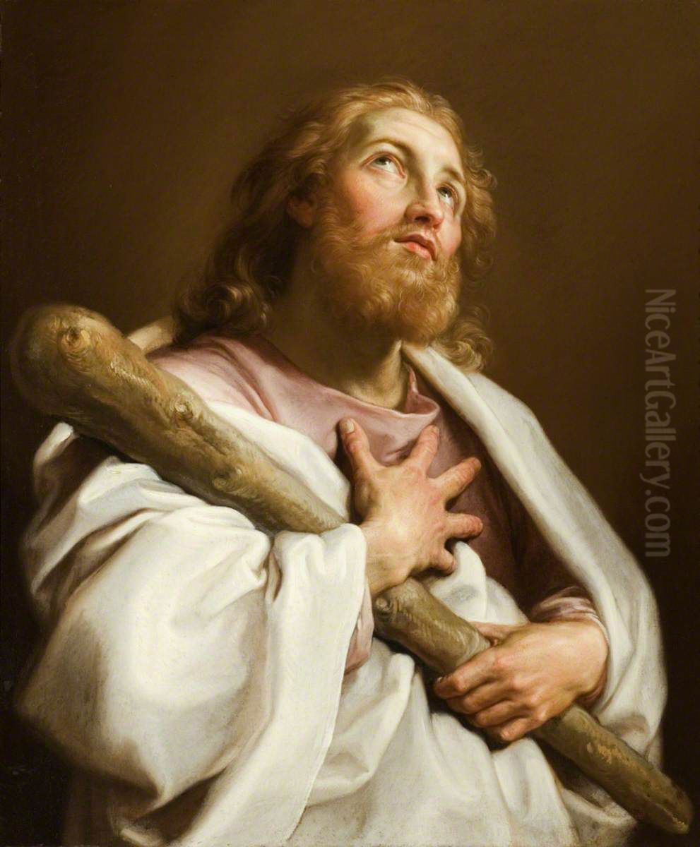 Saint James the Less Oil Painting by Pompeo Batoni