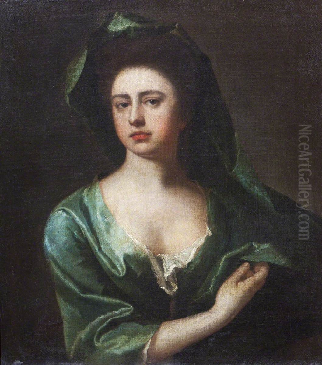An Unknown Lady Oil Painting by Michael Dahl