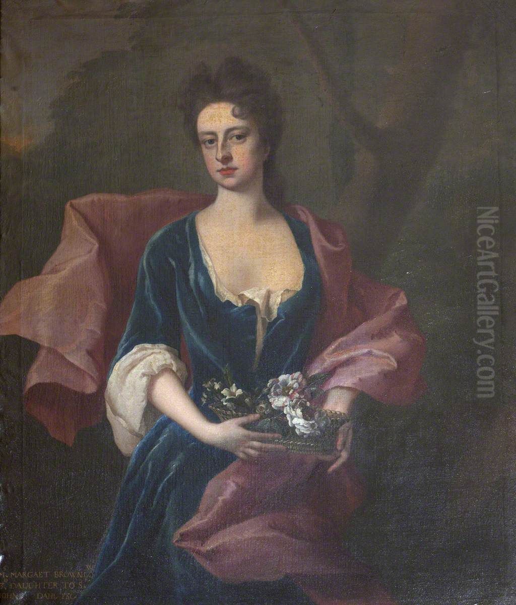 Margaret Brownlow (1687-1710) Oil Painting by Michael Dahl