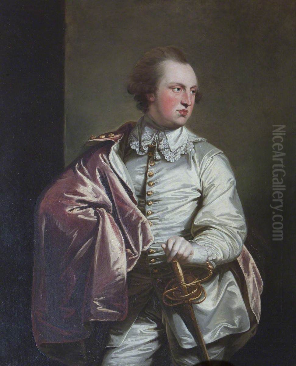 Sir Brownlow Cust, 1st Baron Brownlow FSA, FRS, MP (1744 - 1807) Oil Painting by Francis Cotes