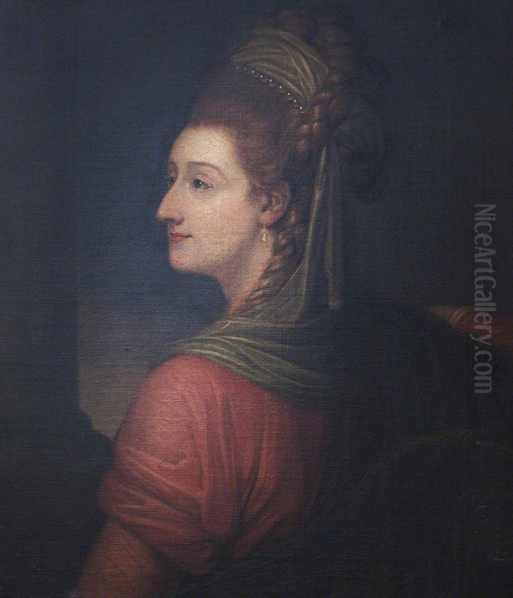 Amelia Anne Egerton, Lady Hume (1751-1809) Oil Painting by Richard Cosway