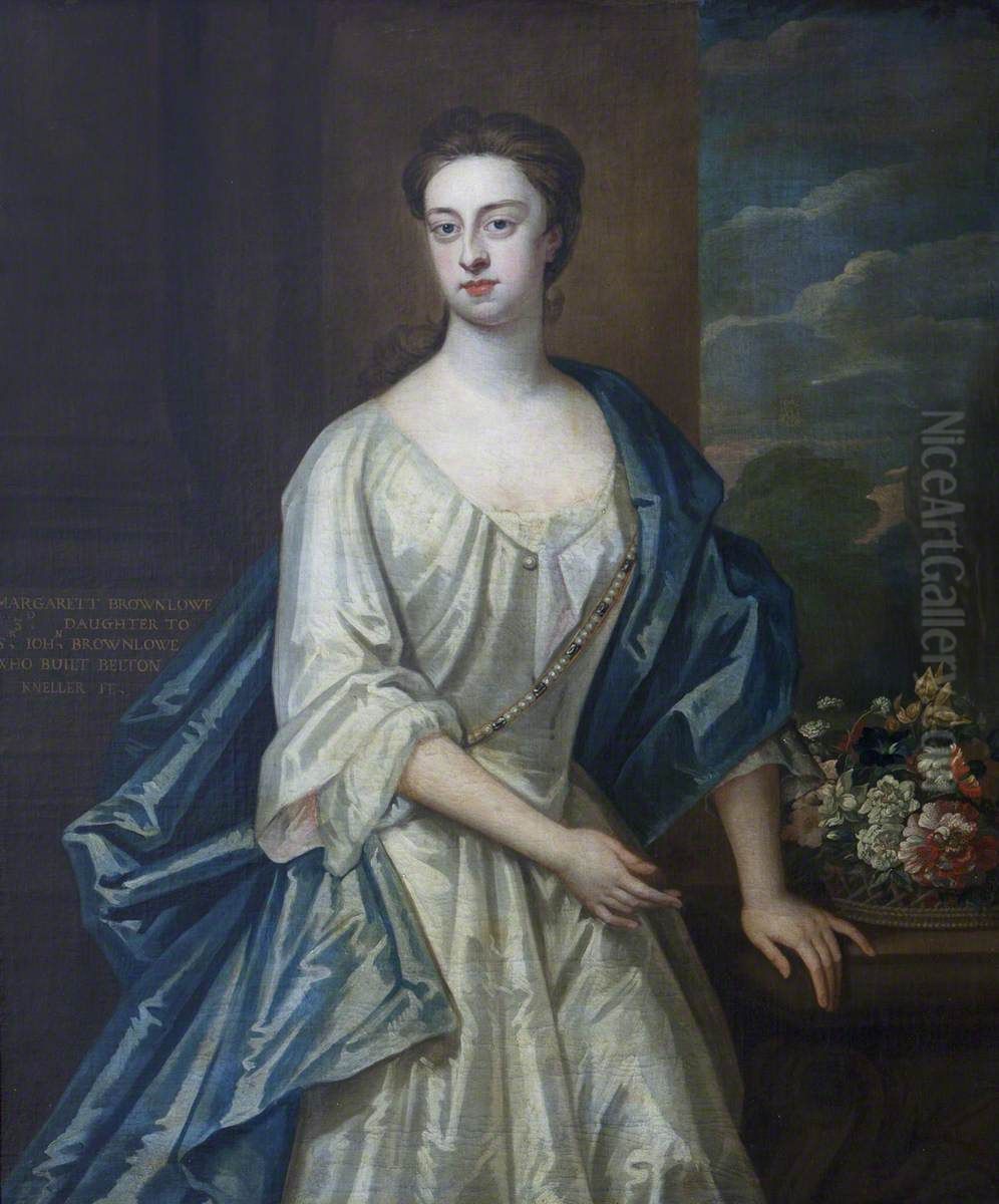 Margaret Brownlow (1687-1710) Oil Painting by Godfrey Kneller