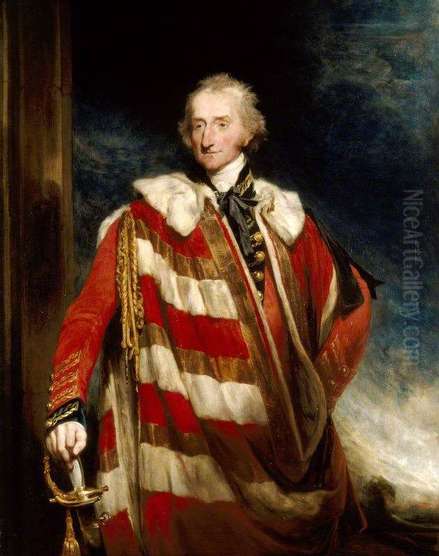 General John William Egerton, 7th Earl of Bridgwater (1753-1803) Oil Painting by William Owen