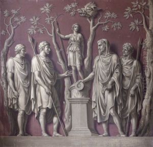 Emperor Constantine sacrificing to Diana (from the Arch of Constantine)