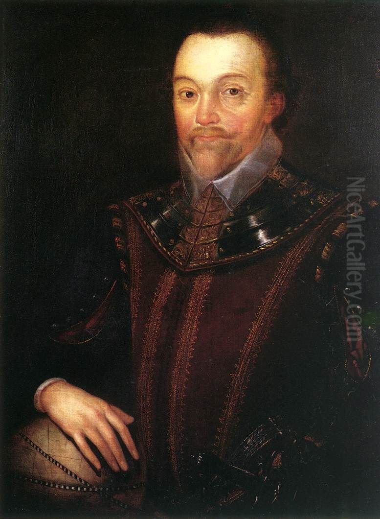 Sir Francis Drake Oil Painting by Marcus Gheeraerts the Younger