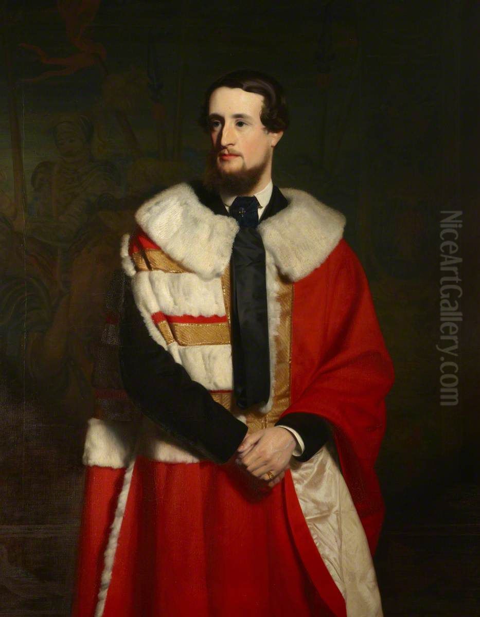 Somerset Richard Lowry-Corry (1835-1913), 4th Earl Belmore Oil Painting by Pearce, Stephen
