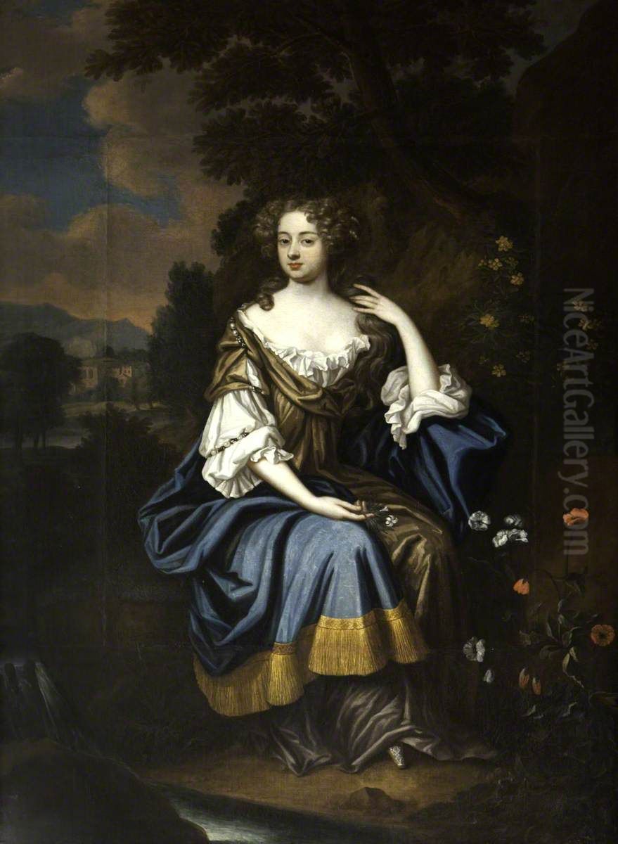 Catherine Wheatley, Mrs Thomas Lucy, later Duchess of Northumberland (d.1714) Oil Painting by Godfrey Kneller