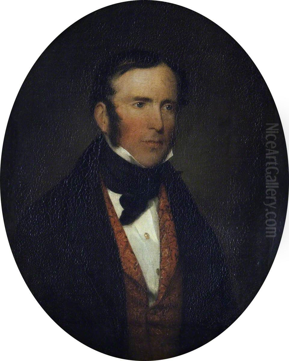 George Hammond Lucy MP (1798 - 1845) Oil Painting by Friedrich von Amerling