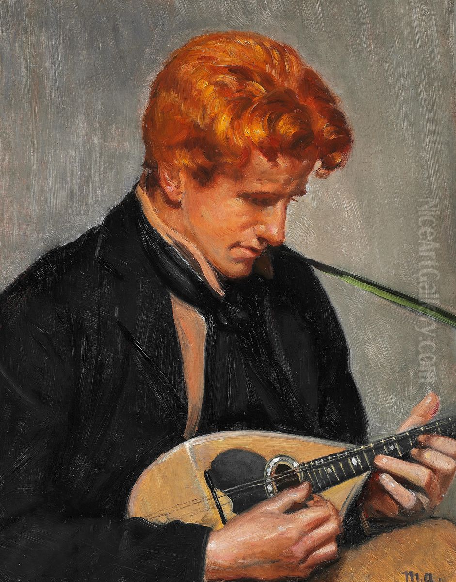 Steen Drewsen. Oil Painting by Michael Peter Ancher