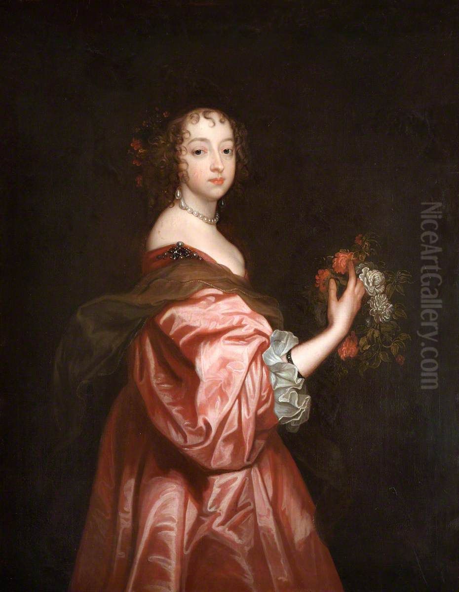 Catherine Howard, Lady d'Aubigny (d.1650) Oil Painting by Sir Anthony Van Dyck