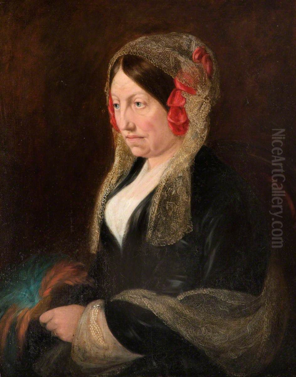 Dorothy Clutton, Mrs John Henry Whitmore-Jones (1792/3-1862) Oil Painting by Edward Villiers Rippingille