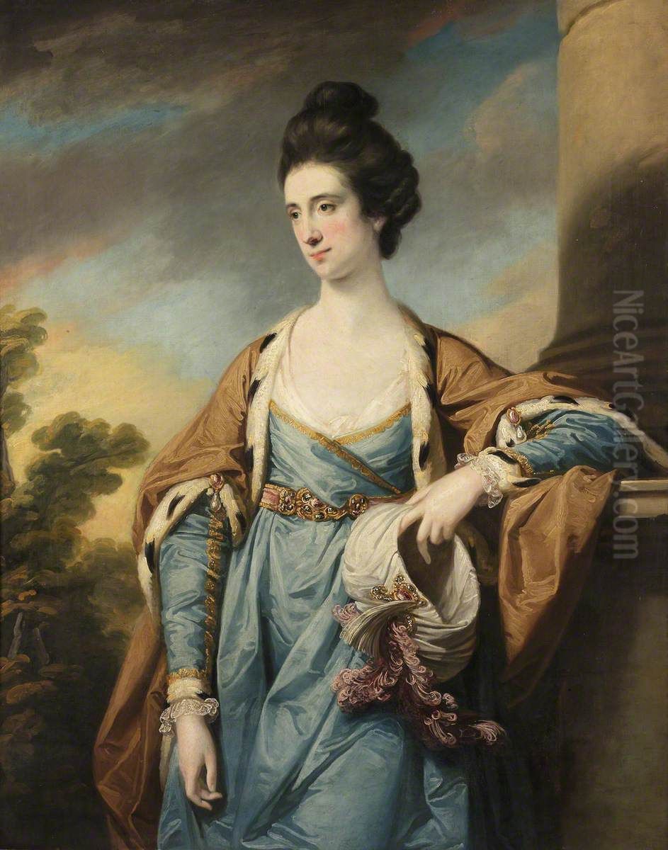 Elizabeth Rushout, Mrs Myddleton (c.1730-1772) Oil Painting by Francis Cotes