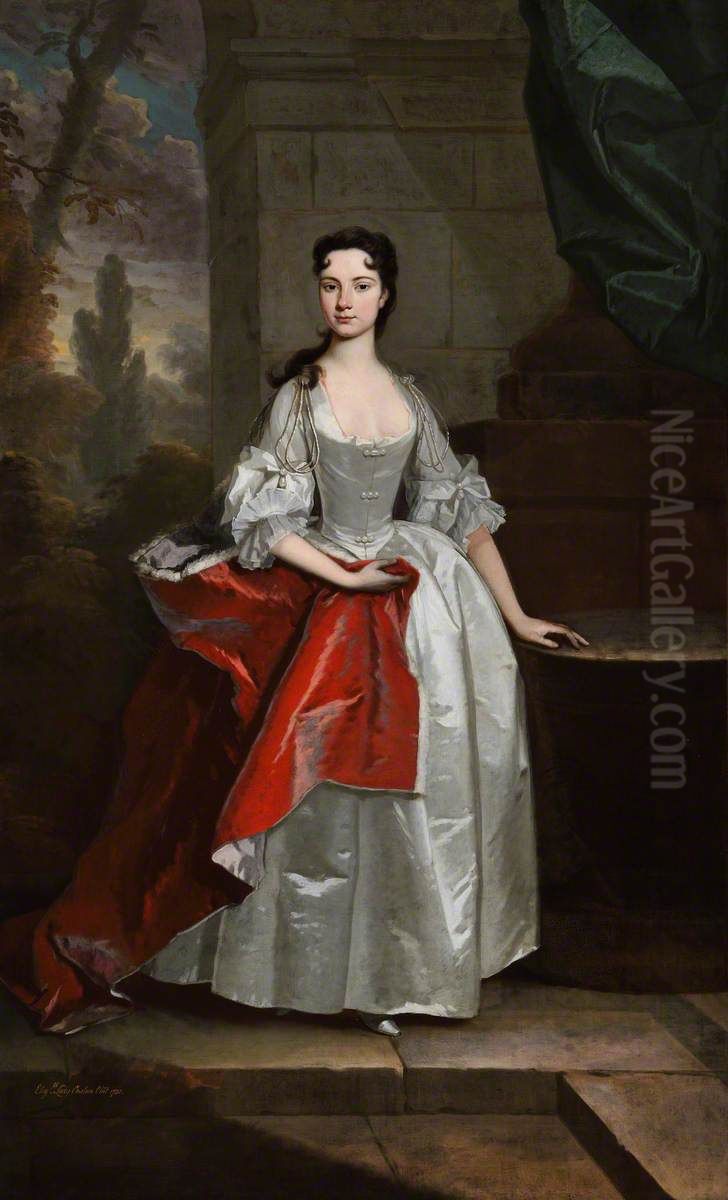Elizabeth Onslow (nee Knight), Lady Onslow (1692-1731) Oil Painting by Hans Hysing