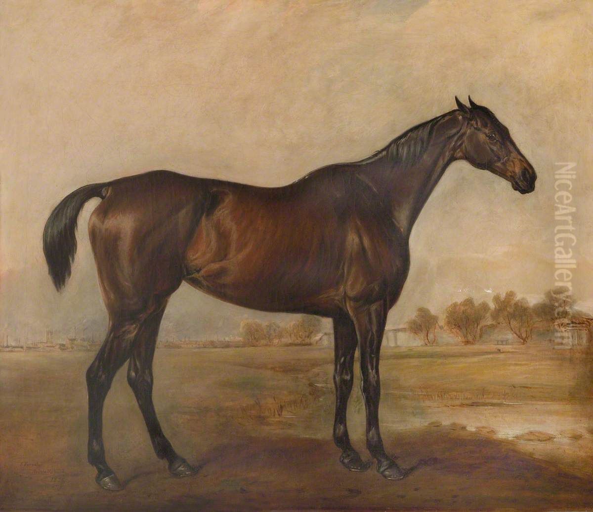 A Hunter called 'Nightmare' Oil Painting by John Ferneley