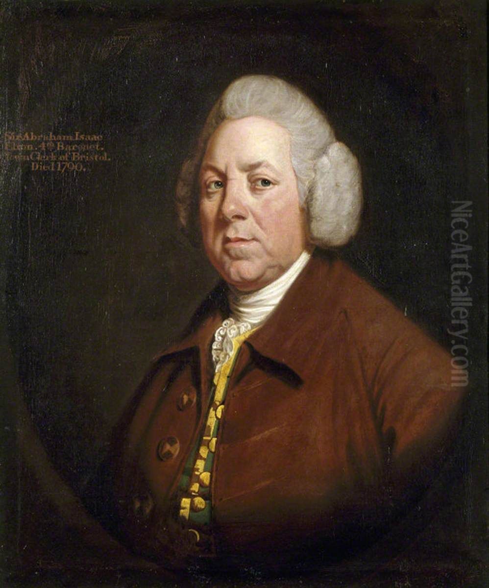 Sir Abraham Isaac Elton 4th Bt (1718-1790) Oil Painting by Thomas Beach