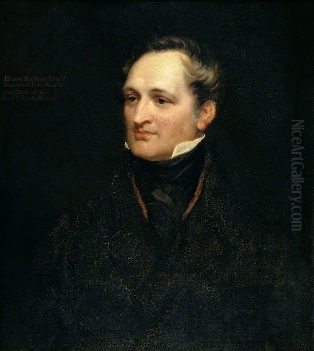 Henry Hallam FRS (1777-1859) Oil Painting by Thomas Phillips