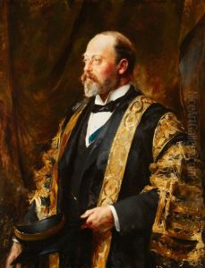 The Prince of Wales (later King Edward VII [1841-1910]) in the Robes of Chancellor of the University of Wales