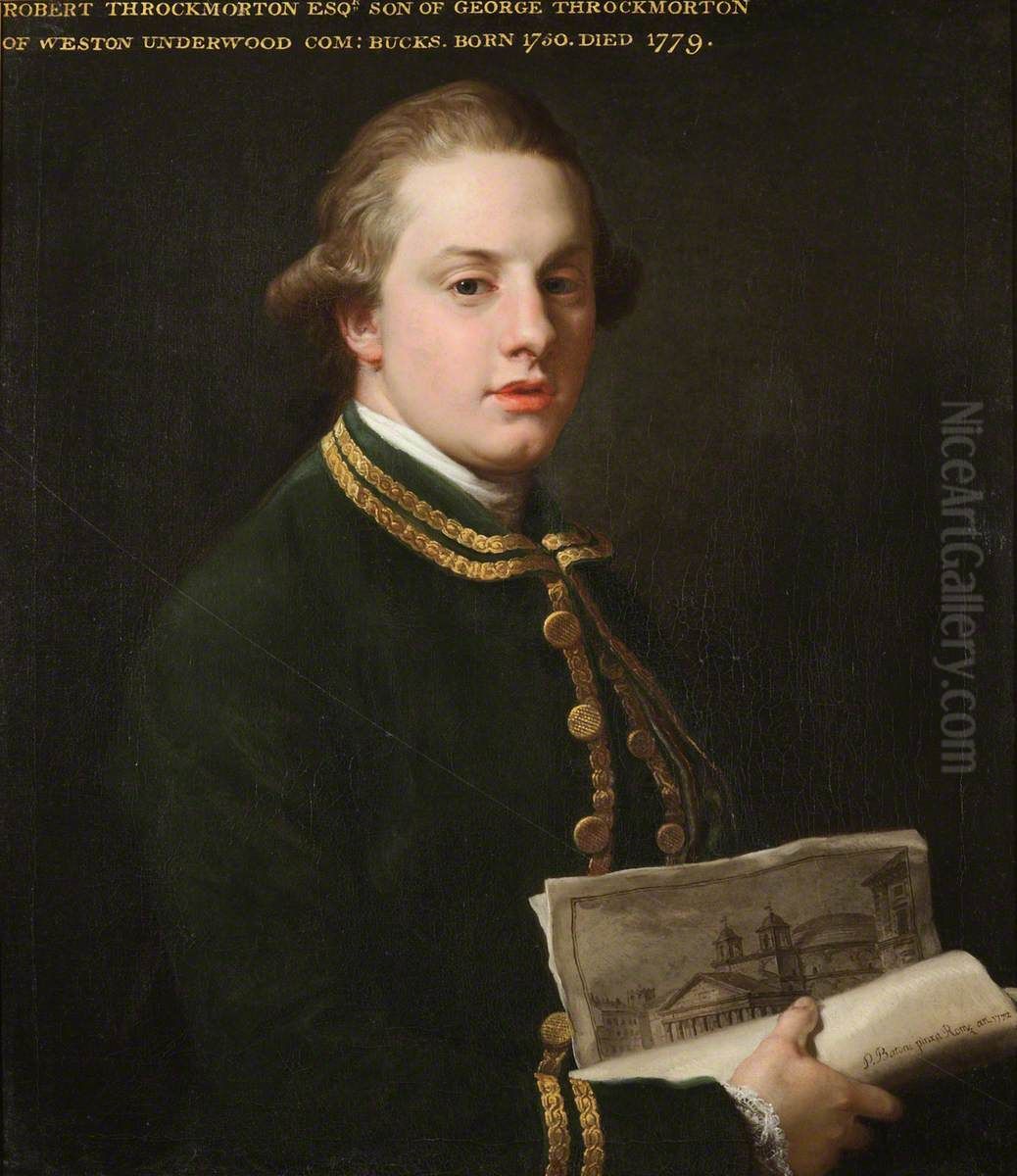 Robert Throckmorton (1750-1779) Oil Painting by Pompeo Batoni