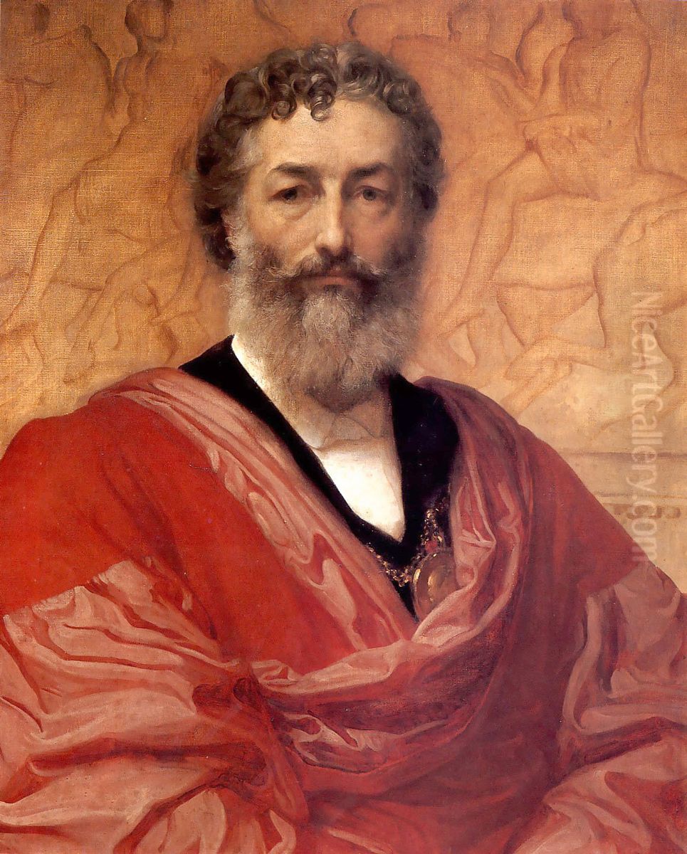 Self-portrait Oil Painting by Lord Frederick Leighton