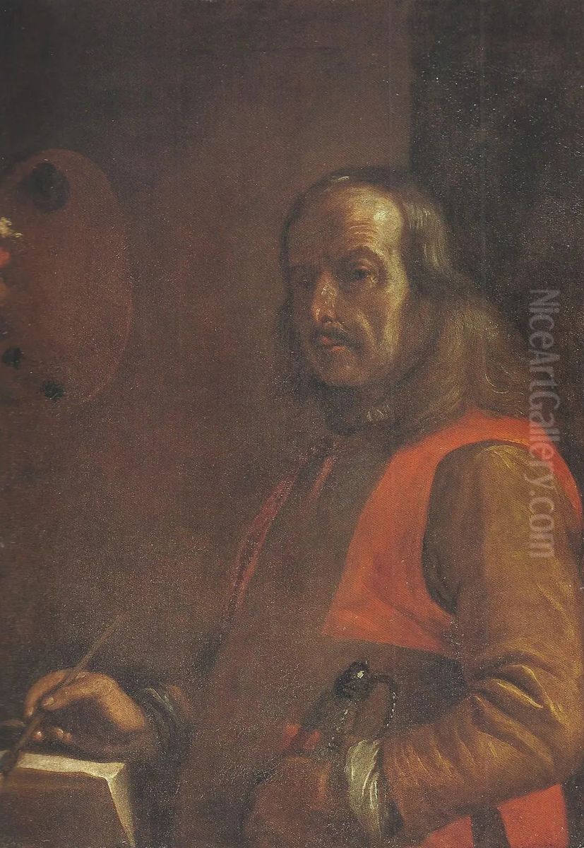 Self-portrait Oil Painting by Mattia Preti
