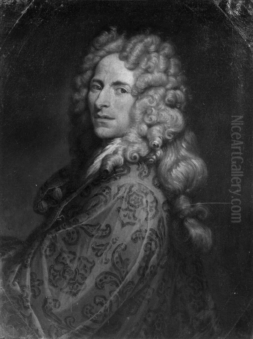 Self-portrait Oil Painting by Francesco Galli Bibiena