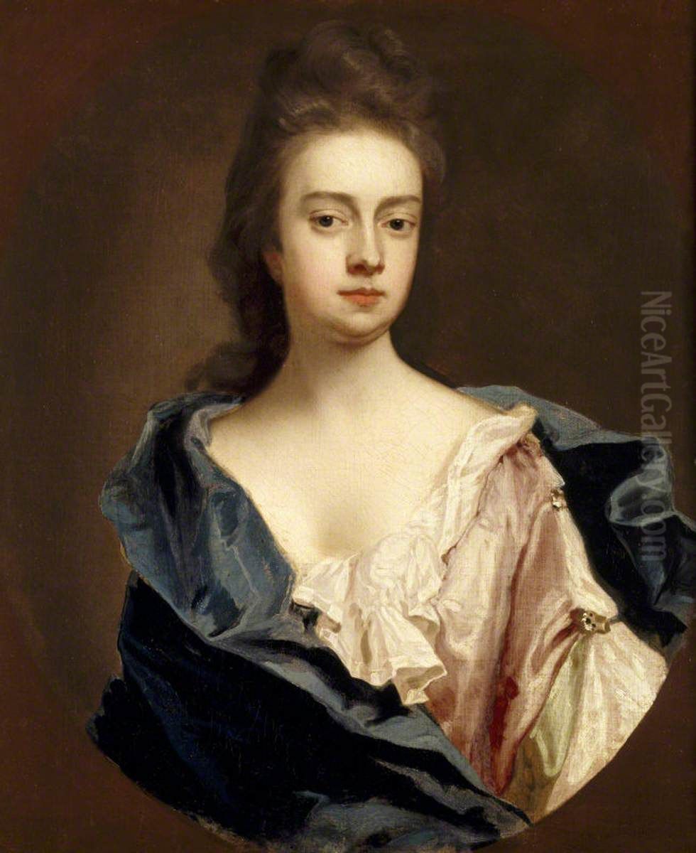 Possibly Dorothy Yard, Mrs Alexander Luttrell (d.1723) Oil Painting by Michael Dahl